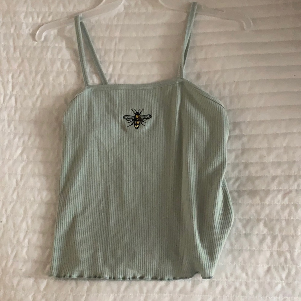 Green Crop Tank